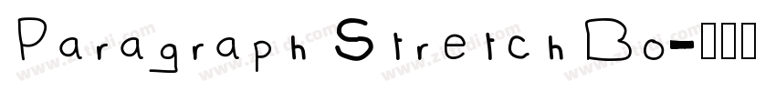 Paragraph Stretch Bo字体转换
